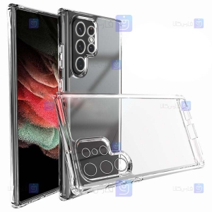 قاب کپسولی Samsung S22 Ultra مدل ژله ای محافظ لنز دار
