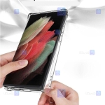 قاب کپسولی Samsung S22 Ultra مدل ژله ای محافظ لنز دار
