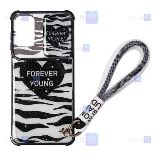 قاب طرح دار لنز کشویی Xiaomi Poco M3 مدل FOREVER YOUNG