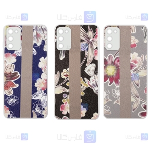 قاب طرح دار گوشی Samsung Galaxy A03s مدل Flower