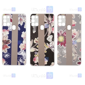 قاب طرح دار گوشی Samsung Galaxy A21s مدل Flower