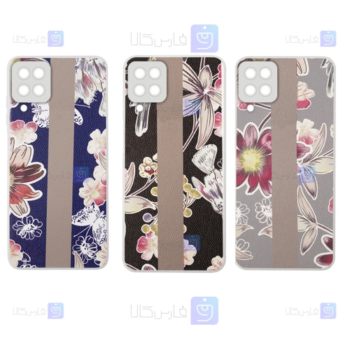 قاب طرح دار گوشی Samsung Galaxy A22 4G مدل Flower