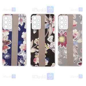 قاب طرح دار گوشی Samsung Galaxy A32 4G مدل Flower