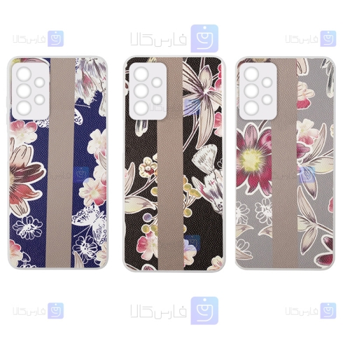 قاب طرح دار گوشی Samsung Galaxy A52 مدل Flower
