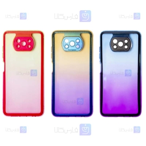 قاب ژله ای رنگی گوشی Xiaomi Poco X3 مدل Gradient