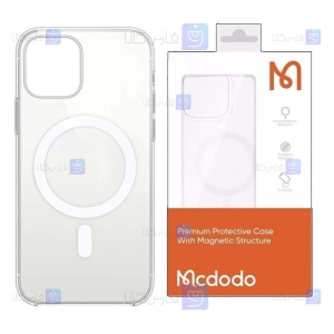 قاب مک دودو Apple iPhone 12 Pro Max مدل شفاف با پشتیبانی Mag Safe
