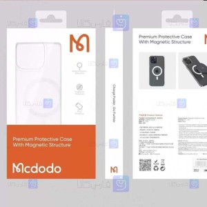 قاب مک دودو Apple iPhone 13 مدل شفاف با پشتیبانی Mag Safe