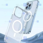 قاب مک دودو Apple iPhone 13 Pro مدل شفاف با پشتیبانی Mag Safe