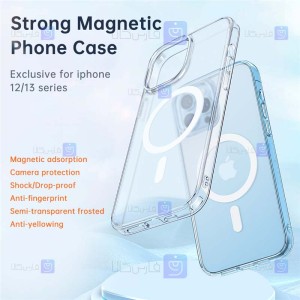 قاب مک دودو Apple iPhone 13 Pro مدل شفاف با پشتیبانی Mag Safe