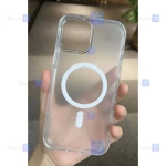 قاب مک دودو Apple iPhone 13 Pro Max مدل شفاف با پشتیبانی Mag Safe