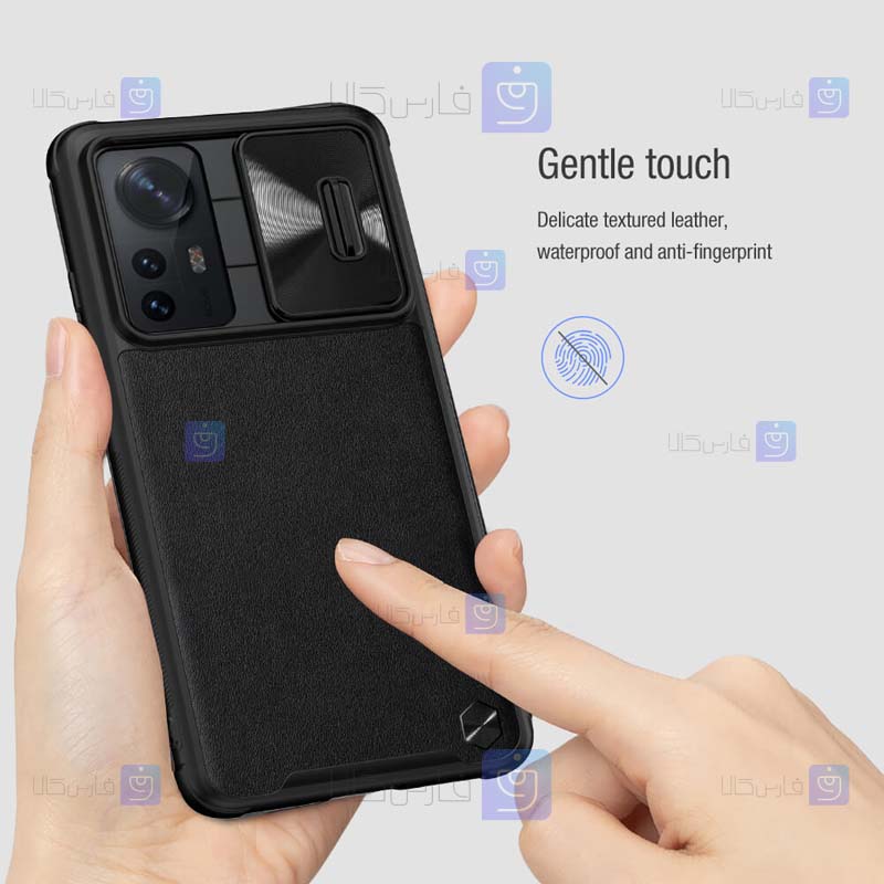 قاب نیلکین Xiaomi 12X مدل CamShield Leather