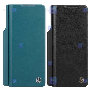 کیف چرمی نیلکین Samsung Galaxy Z Fold 3 5G مدل Qin