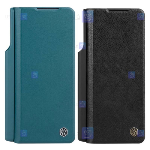 کیف چرمی نیلکین Samsung Galaxy Z Fold 3 5G مدل Qin