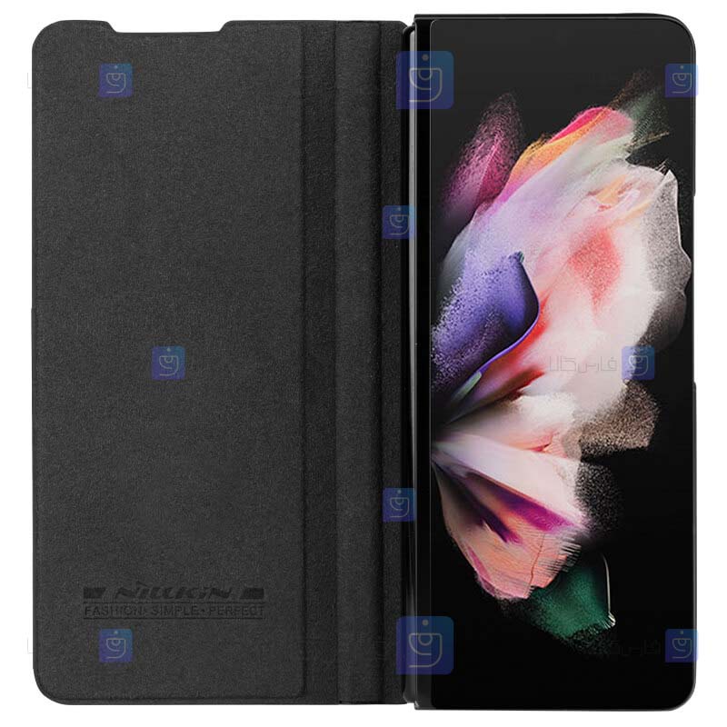 کیف چرمی نیلکین Samsung Galaxy Z Fold 3 5G مدل Qin