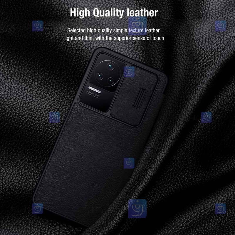 کیف چرمی نیلکین Xiaomi Redmi K40S مدل Qin Pro