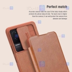 کیف چرمی نیلکین Xiaomi Redmi K50 Pro مدل Qin Pro