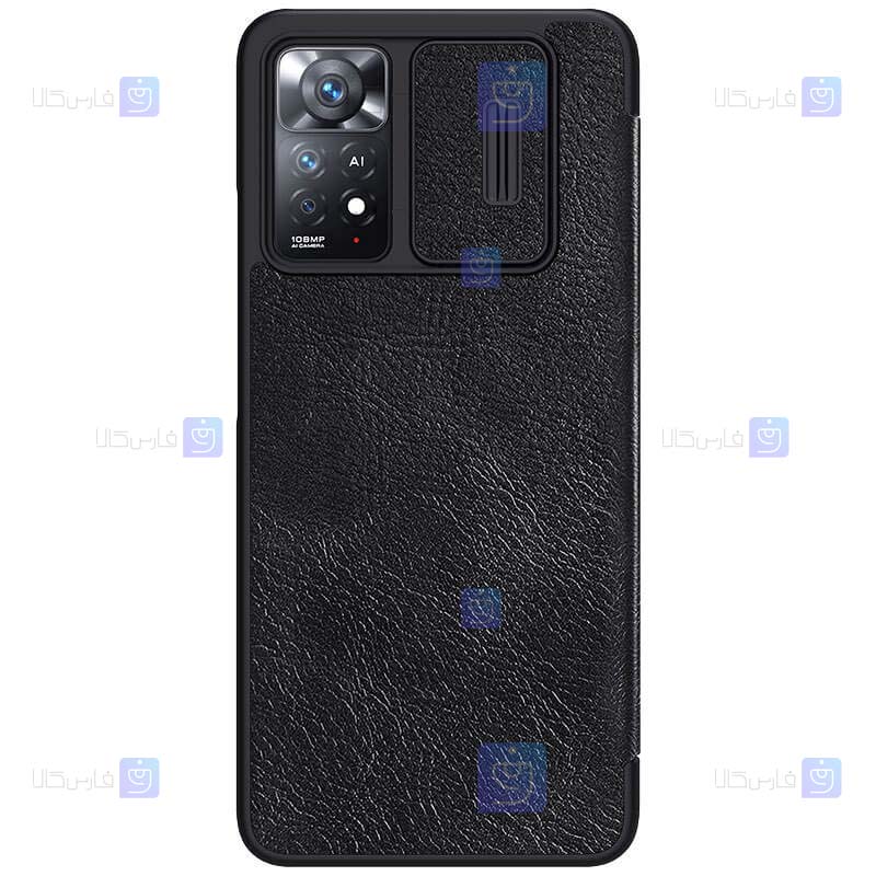 کیف چرمی نیلکین Xiaomi Redmi Note 11 Pro 4G Global مدل Qin Pro