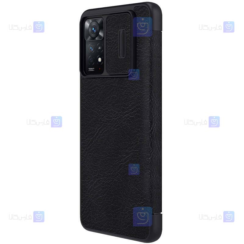 کیف چرمی نیلکین Xiaomi Redmi Note 11 Pro 4G Global مدل Qin Pro
