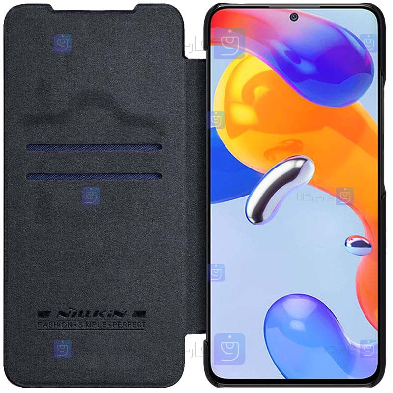 کیف چرمی نیلکین Xiaomi Redmi Note 11 Pro 4G Global مدل Qin Pro