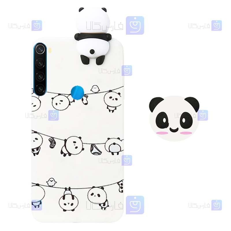 قاب طرح دار دخترانه Xiaomi Redmi Note 8 مدل Panda
