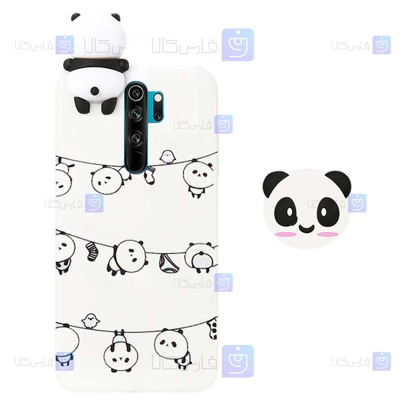 قاب طرح دار دخترانه Xiaomi Redmi Note 8 2021 مدل Panda