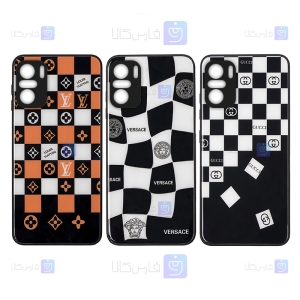 گارد پشت گلس گوشی Xiaomi Poco F3 مدل شطرنجی