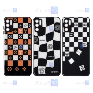 گارد پشت گلس گوشی Xiaomi Poco M3 Pro مدل شطرنجی