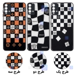 گارد پشت گلس گوشی Xiaomi Redmi 9T مدل شطرنجی