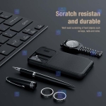 کیف چرمی پارچه ای نیلکین Samsung S22 Plus مدل Qin Pro Plain Leather Cloth case