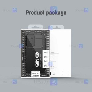 کیف چرمی پارچه ای نیلکین Samsung S22 Plus مدل Qin Pro Plain Leather Cloth case