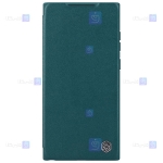 کیف چرمی پارچه ای نیلکین Samsung S22 Ultra مدل Qin Pro Plain Leather Cloth case