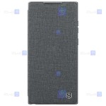 کیف چرمی پارچه ای نیلکین Samsung S22 Ultra مدل Qin Pro Plain Leather Cloth case