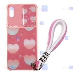 قاب طرح دار لنز کشویی Apple iPhone Xs مدل Romantic Art