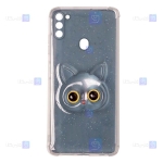 قاب ژله ای اکلیلی گوشی Samsung Galaxy A11 مدل Shayn Cat
