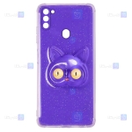 قاب ژله ای اکلیلی گوشی Samsung Galaxy A11 مدل Shayn Cat