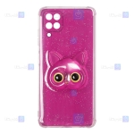 قاب ژله ای اکلیلی گوشی Samsung Galaxy A12 مدل Shayn Cat