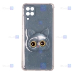 قاب ژله ای اکلیلی گوشی Samsung Galaxy A12 مدل Shayn Cat
