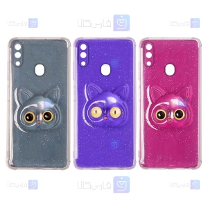 قاب ژله ای اکلیلی گوشی Samsung Galaxy A20 مدل Shayn Cat