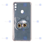 قاب ژله ای اکلیلی گوشی Samsung Galaxy A20 مدل Shayn Cat