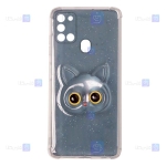 قاب ژله ای اکلیلی گوشی Samsung Galaxy A21s مدل Shayn Cat