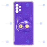 قاب ژله ای اکلیلی گوشی Samsung Galaxy A52 مدل Shayn Cat