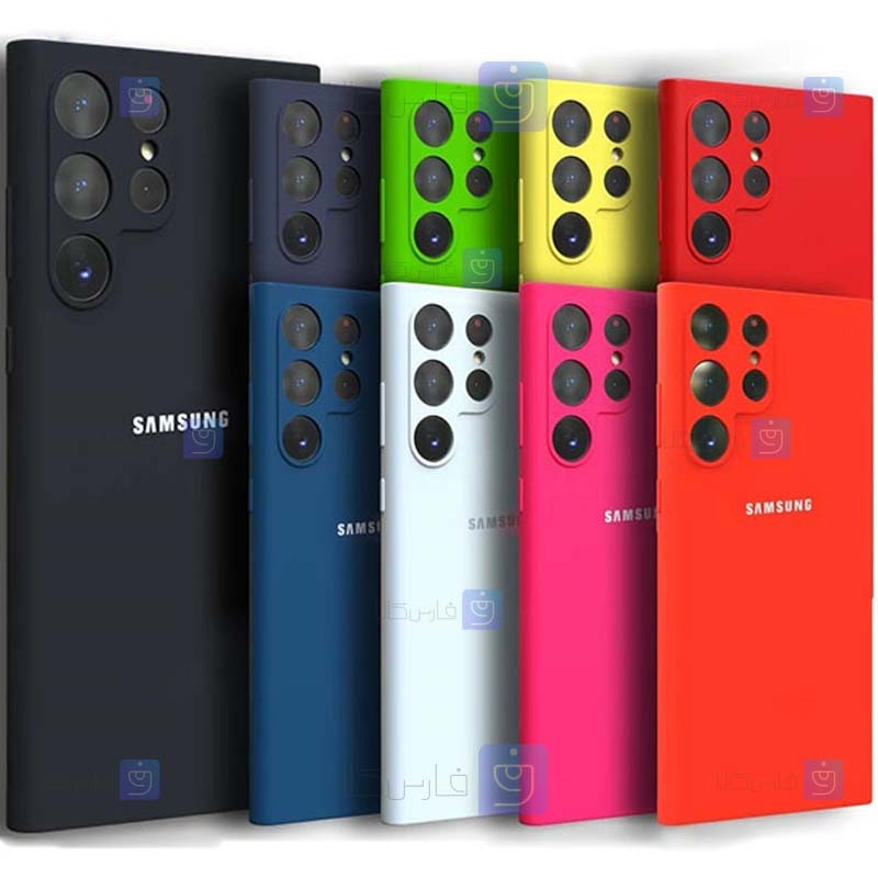قاب سیلیکونی Samsung S22 Ultra مدل محافظ لنز دار