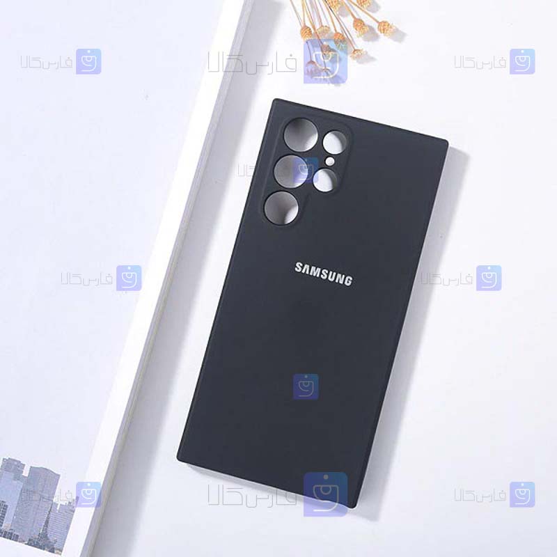 قاب سیلیکونی Samsung S22 Ultra مدل محافظ لنز دار