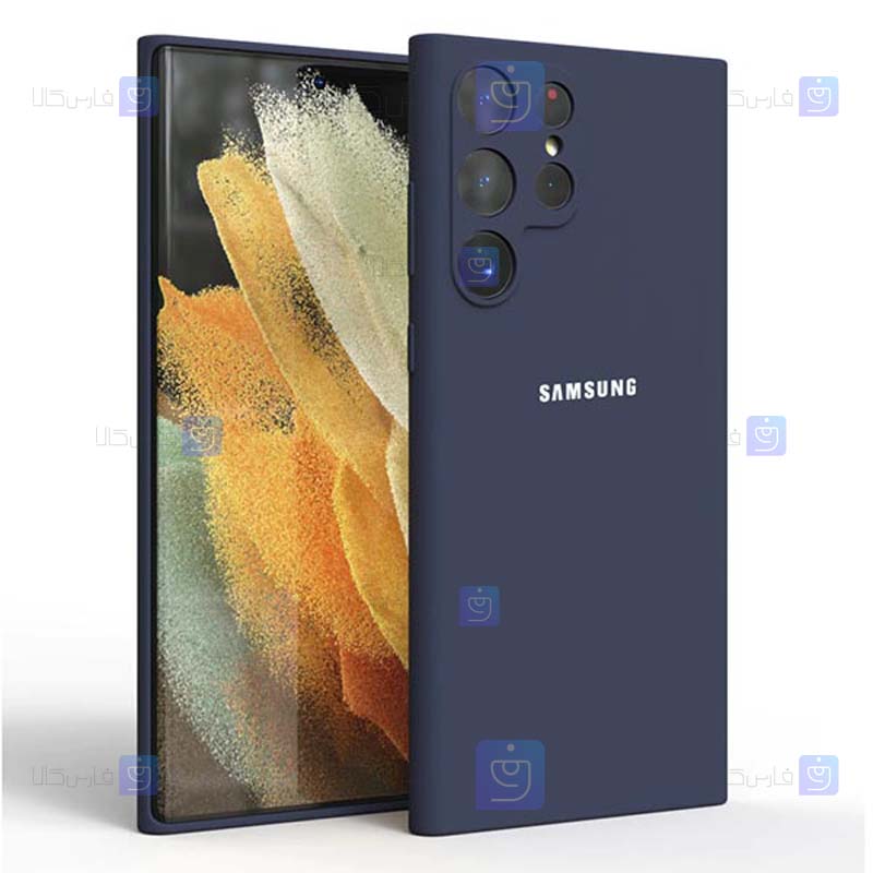 قاب سیلیکونی Samsung S22 Ultra مدل محافظ لنز دار