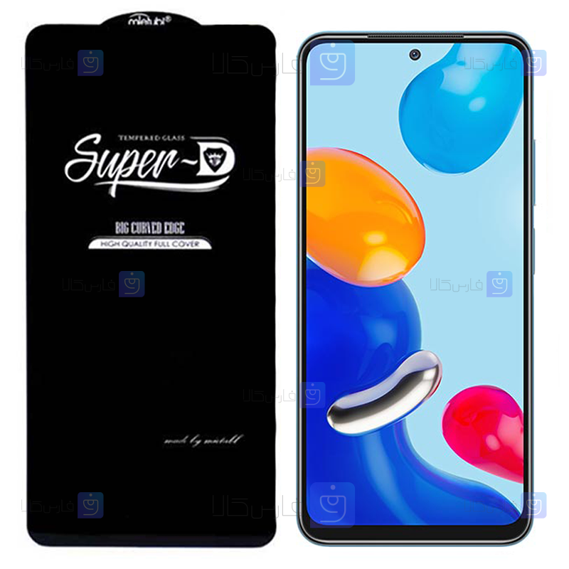 گلس فول Xiaomi Redmi Note 11 4G Global مدل Super D
