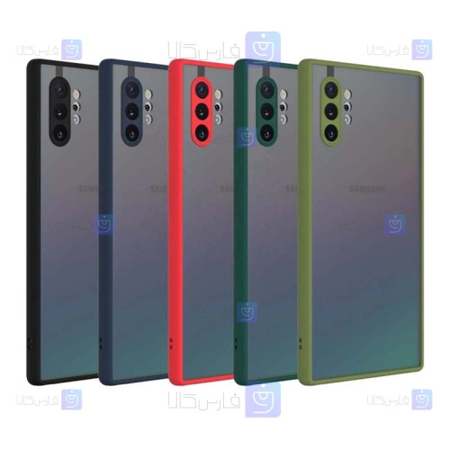 قاب پشت مات Samsung Galaxy Note 10 Plus مدل محافظ لنزدار