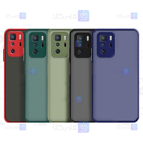 قاب پشت مات Xiaomi Poco X3 GT مدل محافظ لنزدار