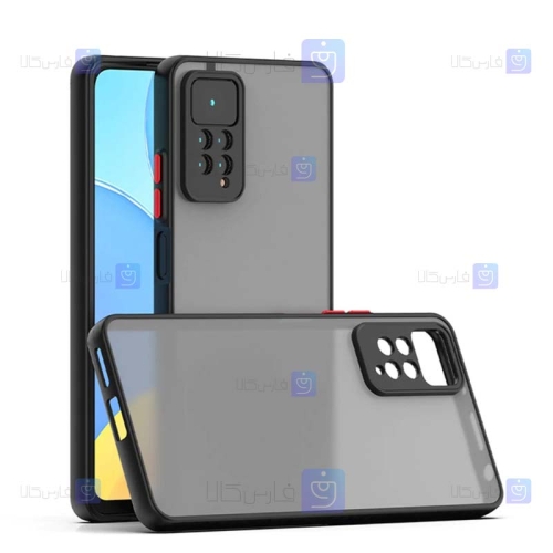 قاب پشت مات Xiaomi Redmi Note 11 4G Global مدل محافظ لنزدار