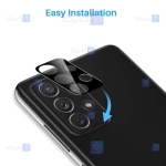 محافظ لنز شیشه ای Samsung Galaxy A23 مدل حاشیه دار
