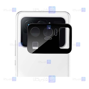 محافظ لنز شیشه ای Xiaomi Mi 11 Ultra مدل حاشیه دار